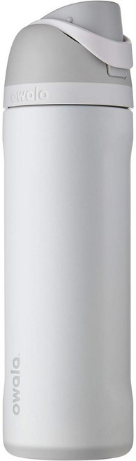 미국 오왈라 프리십 텀블러 24oz 빨대 워터보틀 709ml, 샤이 마시멜로, 샤이 마시멜로, 1개