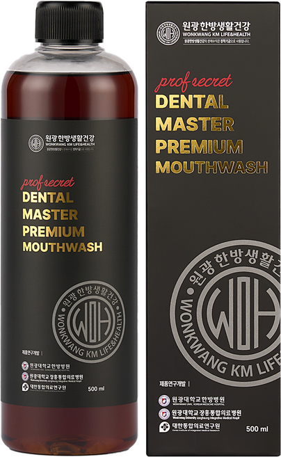 원광한방생활건강 덴탈 마스터 프리미엄가글, 1개, 500ml