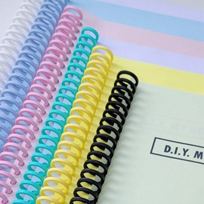 루즈링 제본링 30공 100개 10mm 12mm 14mm 16mm, 투명(100P)