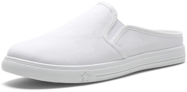 백나인 남녀공용 신발 무지 슬립온 스니커즈 단화 블로퍼 뮬 BN005