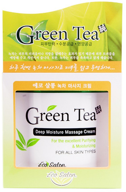 에코살롱 녹차 마사지 크림 대용량, 1개