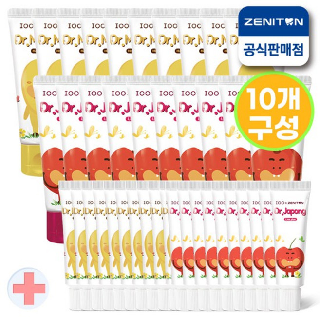제니튼 닥터망구 자퐁 초등학생 치약 60g+미니 15g x10개 8-13세, 닥터자퐁_치약_60g x10개, 1개