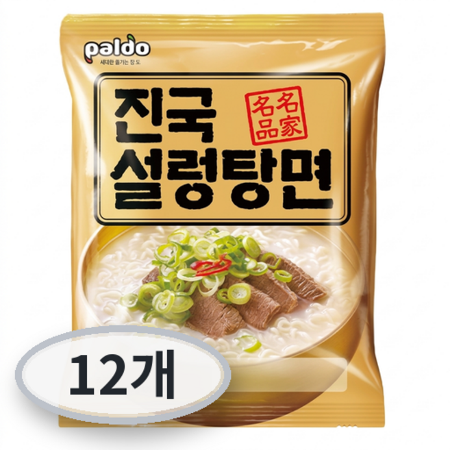 팔도 진국 설렁탕면 100g, 12개