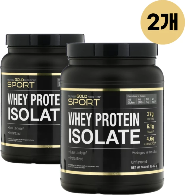 cg땡 분리유청단백질 wpi 프로틴 cgn 캘리포니아골드뉴트리션 고약사 454g 2주분 2개, 2통 - 쿠팡