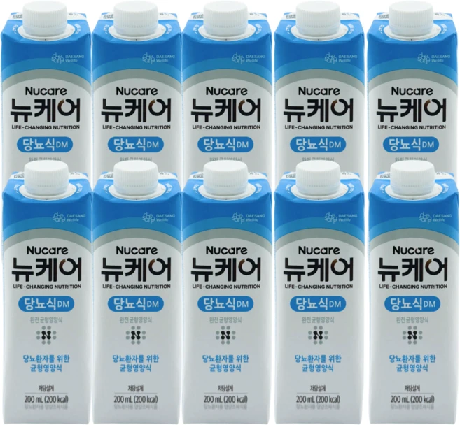 RJSRKD뉴케어 당뇨식DM 200m 10캔fsh879, 200ml, 10개 - 쿠팡