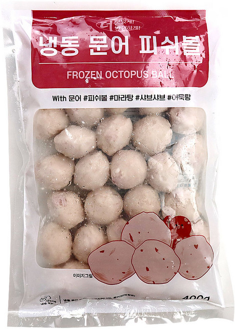 [대국맛짱] 더맛있게 간편하게 문어완자 피쉬볼 문어볼 [일요일/당일발송], 400g, 1개