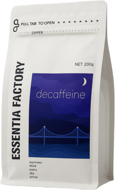 에센티아팩토리 디카페인 오리지널 고소한 블렌딩 원두커피, 홀빈(분쇄안함), 200g, 1개