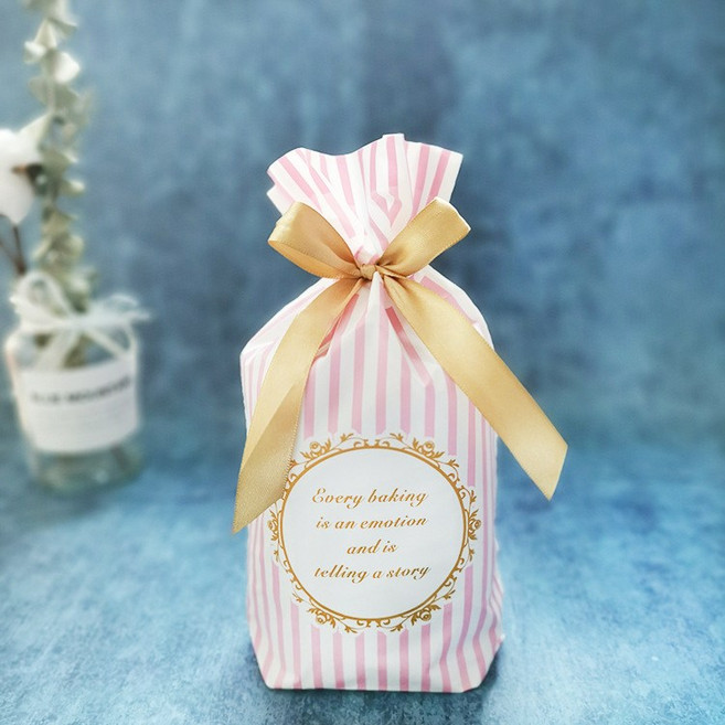 땡쓰몰 할로윈 포장용품, 1매, 01.리본선물봉투/02.핑크스트라이프