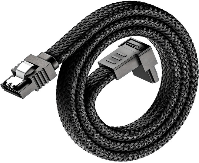코드웨이 SATA 3.0 ㄱ자형 케이블, 0.5m, 1개