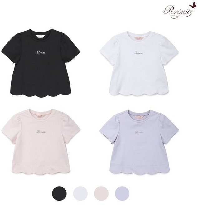 페리미츠 소로나 스칼럽티셔츠 P2521T150