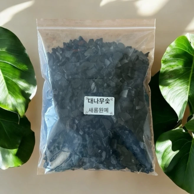 항균 대나무 숯 500g 분갈이용 국내산 과습방지 필수템, 1개 - 쿠팡