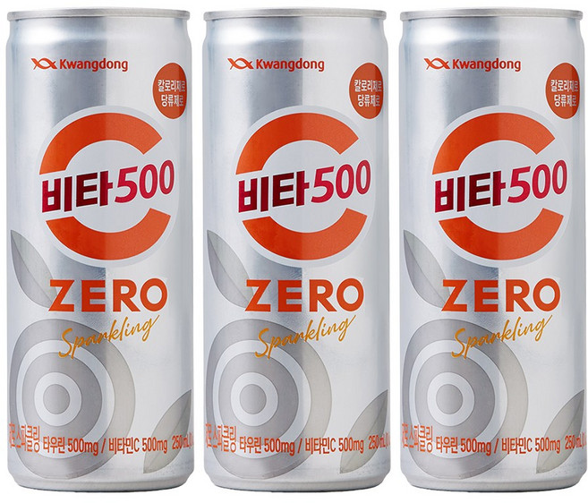 비타500 제로 zero 스파클링, 250ml, 90개