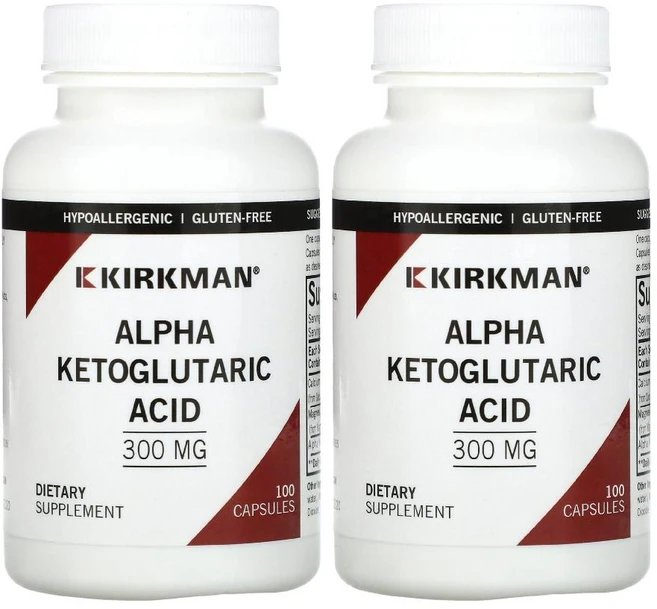 컬크맨 알파 케토글루타르산 칼슘 마그네슘 300mg 100캡슐 2개, 100정 - 쿠팡