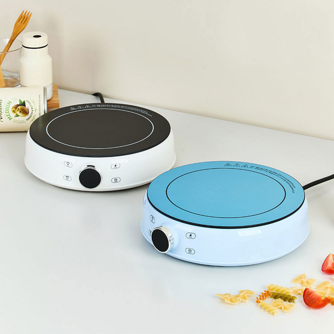 BL컴퍼니 원형 인덕션 1구 타이머 (아이보리) 가정용 주방용, 일반형, 인덕션 1구 (아이보리)