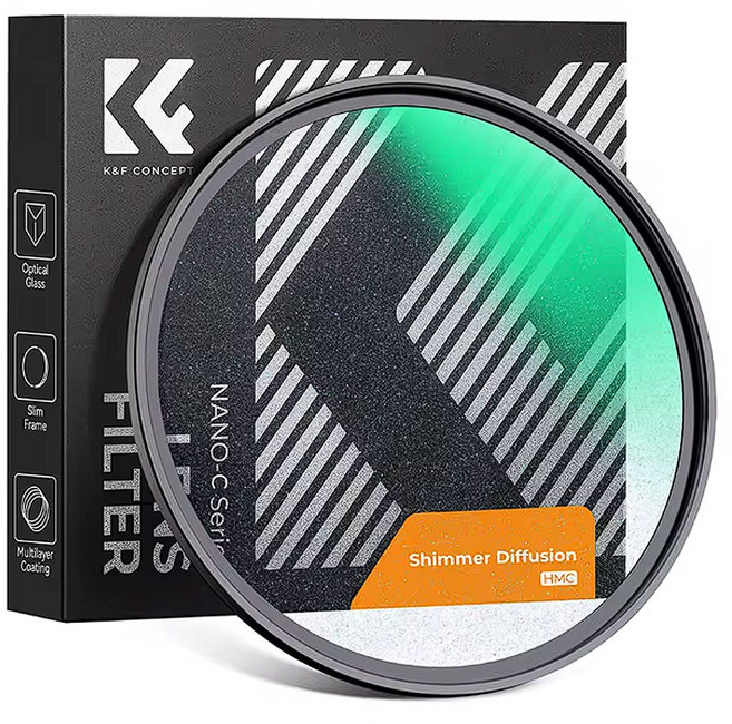 케이앤에프컨셉 NANO C 블랙미스트 SHIMMER 1 렌즈필터 67mm, 1개