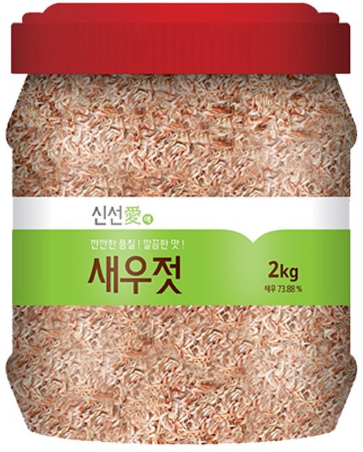 신선애 새우젓 용기 2kg x 1개