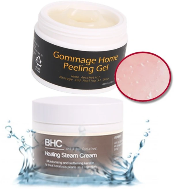아하 바하 스팀 크림 각질 제거 턴온 수분 필링 젤 겔, 1, 진정/보습 - 쿠팡