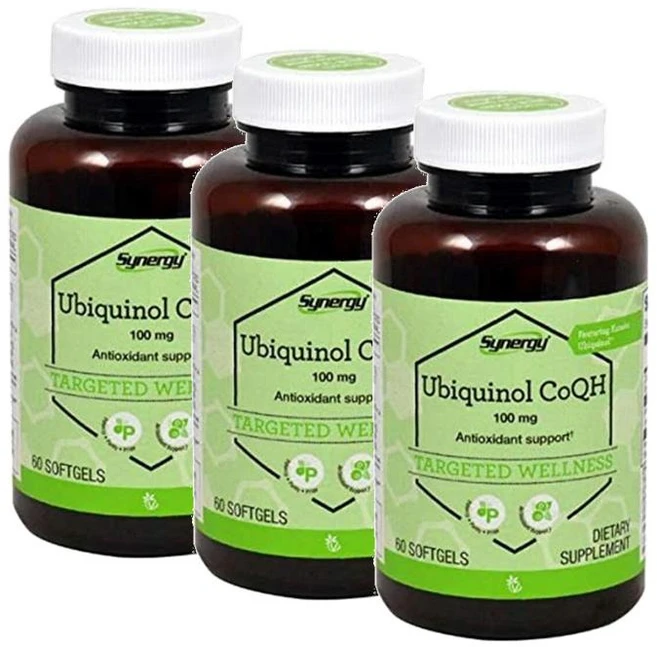 비타코스트 코큐텐 카네카 유비퀴놀 100mg 소프트젤 Vitacost Ubiquinol CoQH, 3개, 60정 - 쿠팡