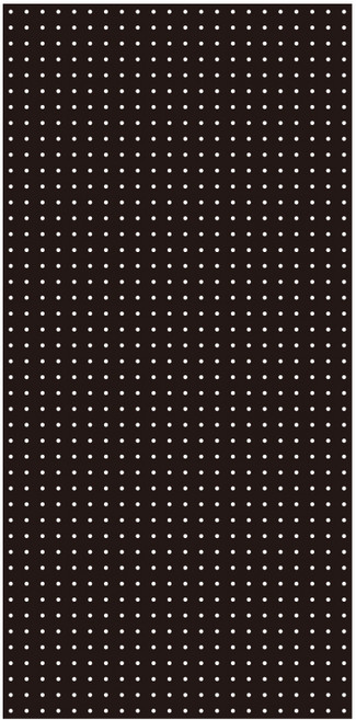 JNCP 타공판 440x900mm(홀간격20mm), 블랙, 1개