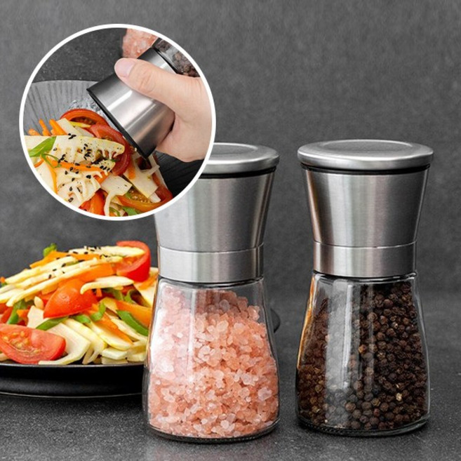 조니프리 스텐 304 소금 후추 그라인더, 170ml, 1개