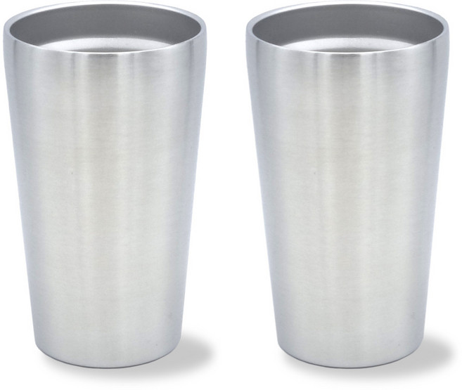 온리쿠 스텐 진공 이중컵, 2개, 430ml