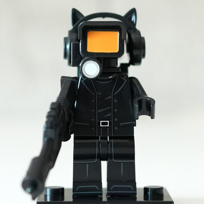 핸드브릭 팩토리 커스텀 미니브릭 피규어 스키비디 토일렛 호환 블록호환, 94. 모니터 저격수, 1개