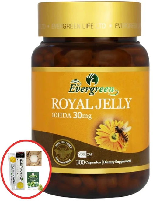 뉴질랜드 에버그린 로얄 젤리 10HDA 30mg, 1개, 300정 - 쿠팡