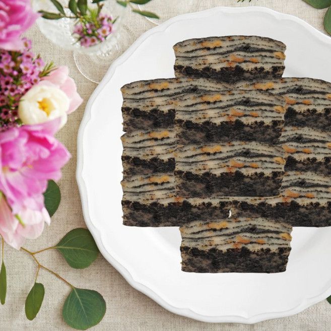 [장편당 장이편한] 흑임자구름떡 100%국산 간식류 식사대용 답례 선물세트 광주떡맛집 개별포장 10개 세트 [원산지:국산(광주광역시 남구)], 95g