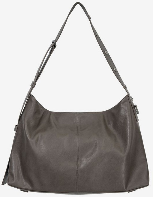 인사일런스 INSILENCE WOMEN 스터드 스트랩 백 GREY BROWN