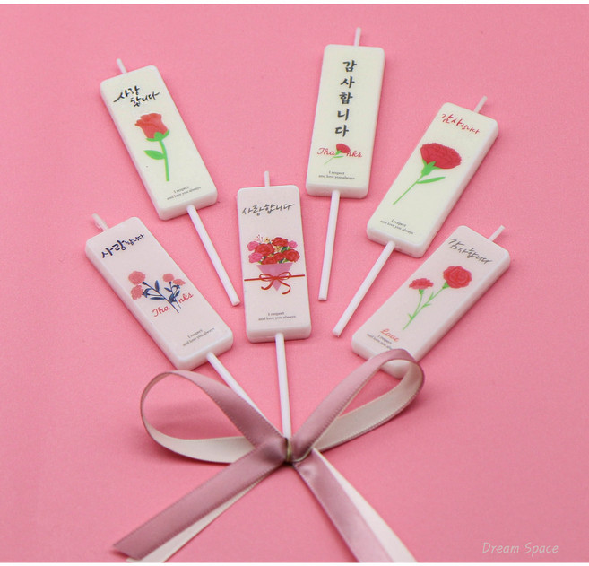 카네이션초 어버이날 스승의날 가정의달 감사 축하 생신 효도 부모님 사랑 2개입, 감사+사랑 4, 2종