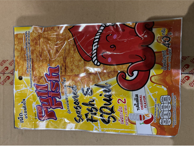 태국 불징어 풀피쉬 시즌드피쉬&스퀴드 오리지널 40g, 1개