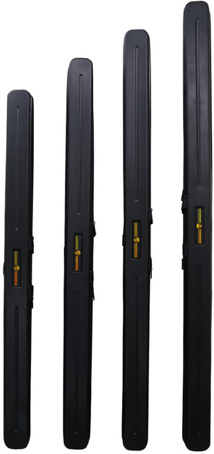 루코 8x9cm ABS 하드 로드케이스 바다 민물 원투 슬림형 낚시대가방, 125cm, 블랙