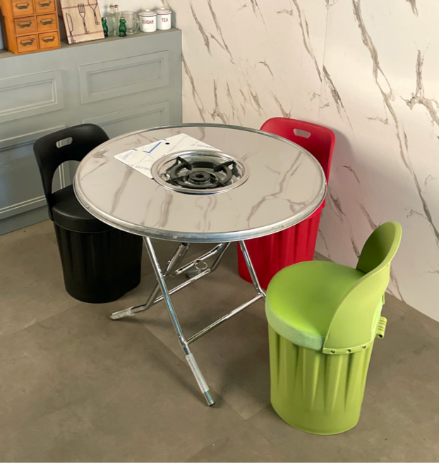 삼겹살 고기 불판 가스 숯 화로 테이블 접이식 스텐 원형 베란다 테라스 포장마차 베니올 꽁냥꽁 야외 캠핑 숯불 부탄 사각 철재테이블 깡통 연탄, 900, 선택없음, 선택없음