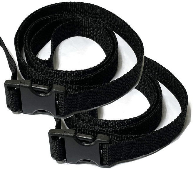 [국산] 버클형 스트랩 웨빙끈 수납정리용 생활용품 보관벨트 토퍼 이불 결박 공구 조임 이동벨트 bt011, 블랙 폭2.5 길이150cm, 2개