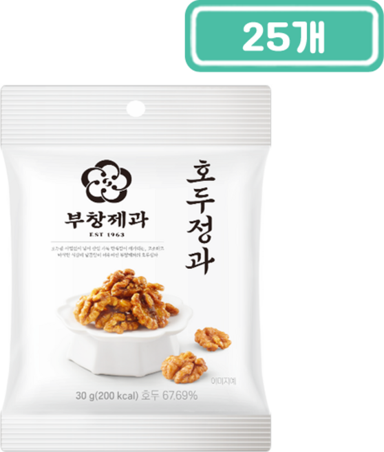 머거본 부창제과 호두정과, 25개, 30g