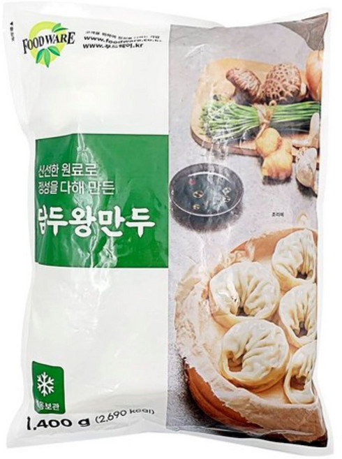 담두 고기 왕만두 1.4kg (아이스박스), 1개