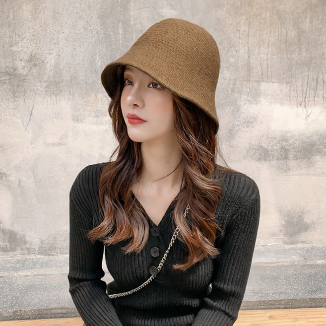 루미온 1+1 간절기 멋스런 여성 울버킷햇 겨울모자 벙거지모자