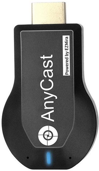 1080P 무선 M2 Plus TV 스틱 Wifi 디스플레이 수신기 Anycast DLNA Miracast Airplay 미러 화면 Android TV 동글, 검은색, 1개