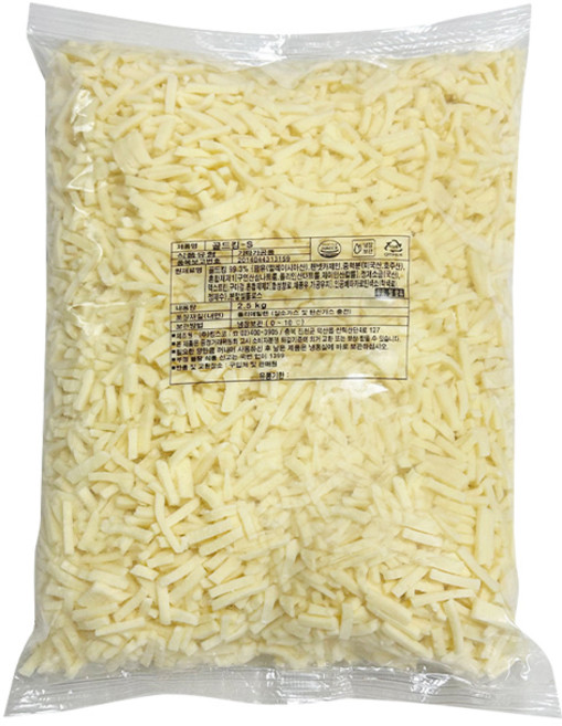 제이케이푸드 킹스코 골드킹 2.5kg 피자치즈 가공 모조치즈, 1개