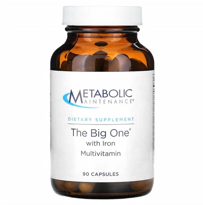 Metabolic Maintenance Big One 철분 함유 캡슐 90정 MBM-00518, 1개 - 쿠팡