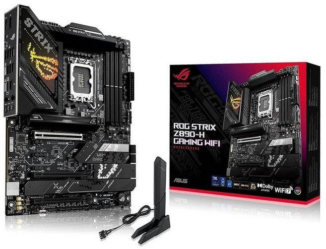 ASUS ROG STRIX Z890-A GAMING WIFI Z890 LGA 1851 ATX 모기판 인텔® 코어™ 울트라 시리즈 2 지원 고급 AI PC-지원 16+2+