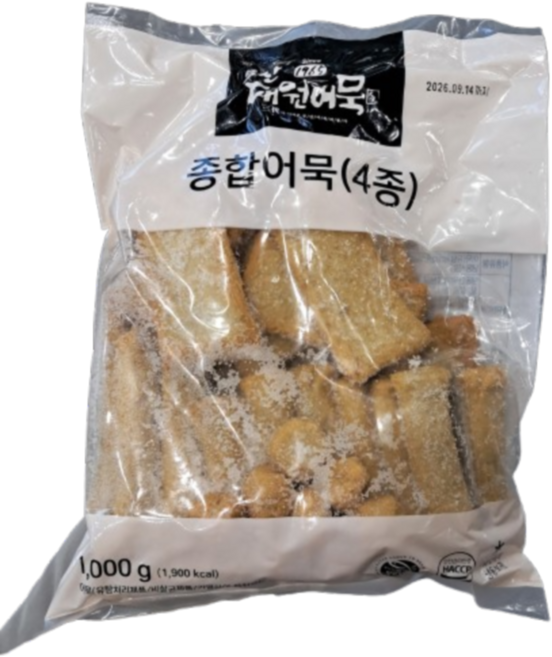 부산대원어묵 종합어묵 4종, 2개, 1kg