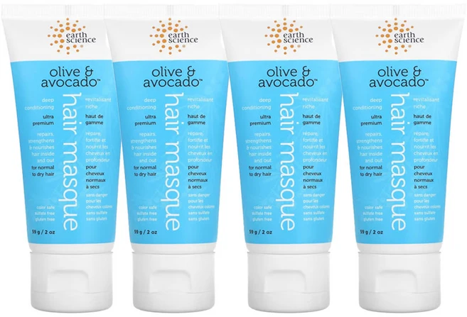 얼스사이언스 딥 컨디셔닝 헤어 마스크 올리브 & 아보카도, 59g, 4개 - 쿠팡