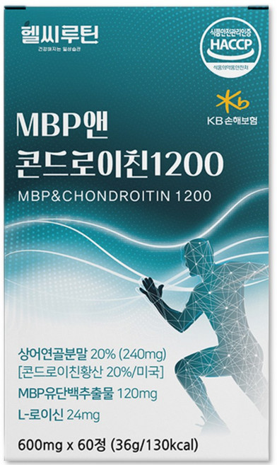 헬씨루틴 MBP 앤 콘드로이친 1200, 60정, 1개