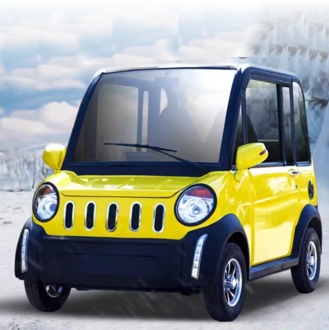 소형전기차 노인 전동차 4륜 전동스쿠터 4인승, 일반 베터리(베터리수명 3~4년), 완충시 55km가능, 핑크