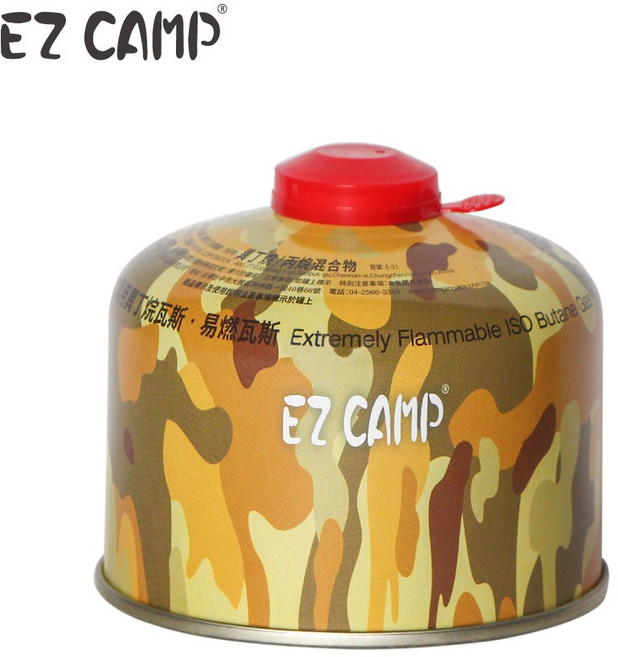野樂 EZ CAMP 高山寒地瓦斯罐 E-21 沙漠迷彩 異丁烷 丙烷 登山 露營, 1個, 高山瓦斯230g
