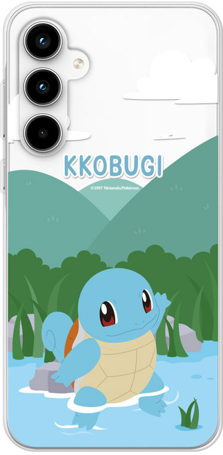 코쿼드 포켓몬 포레스트 클리어 케이스_갤럭시A35_포레스트꼬부기