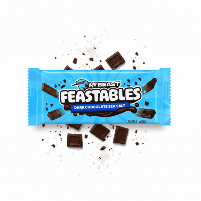 미스터 비스트 피스터블 초콜릿 쿠키앤크림, 1개, 60g