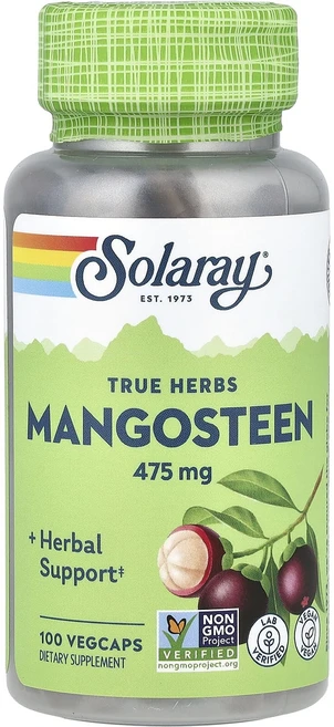 Solaray True Herbs 망고스틴 475mg 베지 캡슐 100정, SolarayTrueHerbs망고스틴475mg베지캡슐1, 1개 - 쿠팡