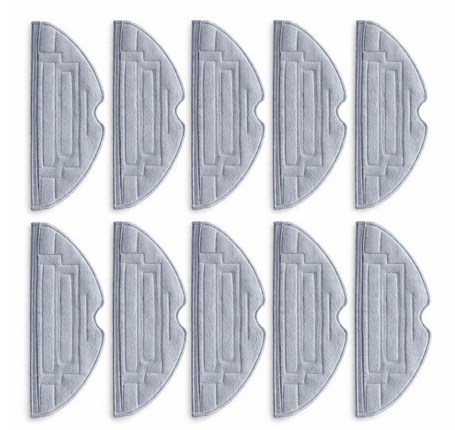 티놀지 로보락 S8 Pro Ultra / S8 MaxV Ultra 호환 진동 물걸레 패드, 10개, T-RS8M-10P